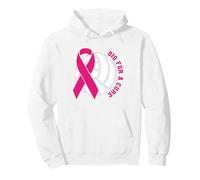 Dig For A Cure Breast Cancer Concientización Voleibol Pink out Sudadera con Capucha
