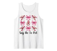 Diga no a la Olla con langostinos, cangrejos de río, niña, mamá, Coqueta Rosa Camiseta sin Mangas