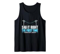 Dígalo Bien la Primera Vez Que Journeyman Lineman Deadend Sag Camiseta sin Mangas