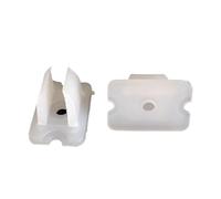 DIGAOSON Tira de LED de 6mm, 8mm, 12mm, Clips de fijación, Accesorios de Conector for fijación de luz de neón 2835, Hebilla de plástico COB Flexible de 220V (Color : 6mm Fix Clip, Size : 100PCS)