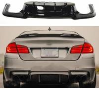 DIGBYS Coche Difusor Parachoques Trasero para BMW F10 F11 528 535 540 M-Tech 2011 2012 2013 2014 2015 2016,Anticolisión Spoiler Labio Diffuser Placa de Alerón Divisor, Auto Accesorios