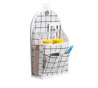 Digead Organizador Colgante, Estantería Colgante de Tela, Bolsa de Almacenamiento para Colgar en La Pared Pequeña De Armario Organizadores de Bolsillo para Dormitorio baño Cocina Oficina-Blanco