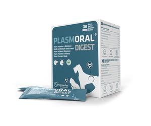 Digest PLASMORAL - Soporte gastrointestinal para perros de tamaño pequeño y mediano - Cantidad: 30 saquetas