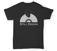 Diggin' in The CRATES T-Shirt Vinyl Record Vintage Rare, Madlib, ALC, DARINGER(Small)