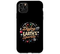 Digging for Earth's Sparkle Gemstone Miner Design Carcasa para iPhone 11 Pro Max