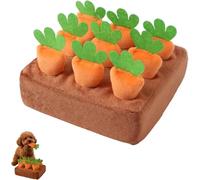 Digging Mat, Dog Search Mat, Interactive Dog Toy, Dog Licking Mat, Interactive Feeding Toy with Carrots, Reward Mat for Dogs, for Time Only Crate Training at Home Mental Enrichment