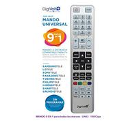 DiggitalWorld Mando Universal 9en1 Compatible con 9 Marcas Distintas de televisores
