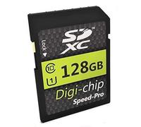 Digi Chip SDXC Class 10 - Tarjeta de memoria para Canon EOS 90D, M6 II, 850D, R5, R6, M200, R3, M50 Mark II (128 GB)