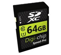 Digi Chip - Tarjeta de memoria SDXC clase 10 de 64 GB para cámaras digitales Kodak PixPro FZ55, FZ45, AZ901, AZ652, AZ405, AZ255
