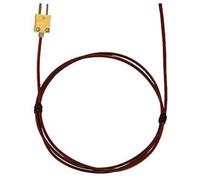 Digi-Sense Type-K, sonda con aislamiento FEP, junta revestida, Mini Conn, Ungrd, 10 pies calibre 24