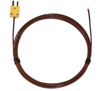 Digi-Sense Type-K, Sonda con aislamiento FEP, Mini conector, expuesto, 10 pies calibre 24