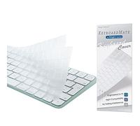 Digi-Tatoo Funda de Teclado Compatible con iMac de 24 Pulgadas Magic Keyboard (Modelo A3118/A2449/A3203/A2450, sin tecla numérica) Diseño de Teclado Español (Transparente)