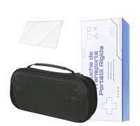 Digi-Tatoo Funda de transporte + protector de pantalla: funda de transporte grande compatible con Lenovo Legion Go S 2025 de 8 pulgadas y accesorios, a prueba de golpes, a prueba de arañazos, funda