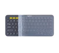 Digi-Tatoo Funda para teclado Logitech K380 multidispositivo Bluetooth Keyboard/Pebble Keys 2 K380S Keyboard - Protector de teclado de silicona transparente
