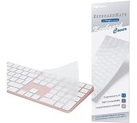 Digi-Tatoo [No compatible con la versión 2024 A3119] Funda de teclado para iMac Magic Keyboard (diseño europeo 7 Shape Enter Key) (modelo A2520, versión Touch ID, con tecla numérica), funda protectora
