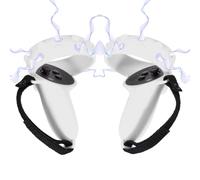 Digicharge Agarre de Controlador de Silicona para Oculus Quest 2 Touch Controller Covers Cubierta Protectora de Anillo para Meta Quest 2 VR Mango, Anti-caída Protección con Correa de Mano Ajustable