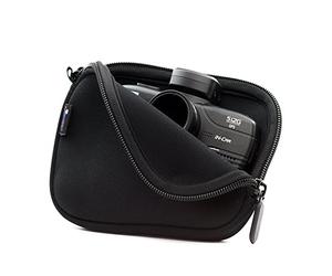 Digicharge Estuche de neopreno con fácil agarre para cámaras Apeman C420, C450, C570, C860, C660 y Nextbase Dash 5 '' X 3,5 '' X 1,5 ''