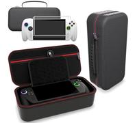 Digicharge Estuche de Transporte para Rog Xbox Ally/Ally X y Accesorios - 2 x Protectores de Pantalla, Funda de Transporte Rígida, para (2025) X Box Consola - Función de Soporte