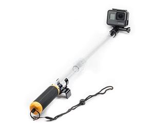 Digicharge Flotante Extensible Selfie Stick Pole Mount con Correa de Mano para Cámara de Acción GoPro Lit Hero Hero13 13 Max 2 Hero12 12, DJI OSMO Action 5 4, Insta360 Telescópico Impermeable Flotador