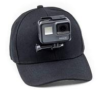 Digicharge Gorra De Béisbol con Soporte para Cámara De Acción Compatible con GoPro Lit Hero Hero13 13 MAX 2 Hero12 12, dji OSMO Action 5 Pro 4, Insta360 One, Akaso Apexcam Victure CAM Color Negro
