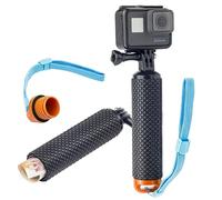 Digicharge Mango Flotante Agarre Impermeable Empuñadura para GoPro Lit Hero Hero13 13 MAX 2 Hero12 12, dji OSMO Action 5 Pro 4, Insta360, Cámara de Acción Deportiva Grip de Mano Flotador, Naranja