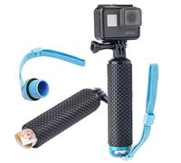 Digicharge Mango Flotante Agarre Impermeable Empuñadura para GoPro Lit Hero Hero13 13 MAX 2 Hero12 12, dji OSMO Action 5 Pro 4, Insta360, Cámara de Acción Deportiva Grip de Mano Flotador, Azul