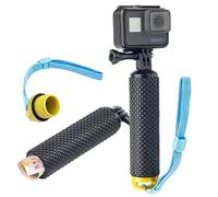 Digicharge Mango Flotante Agarre Impermeable Empuñadura para GoPro Lit Hero Hero13 13 MAX 2 Hero12 12, dji OSMO Action 5 Pro 4, Insta360, Cámara de Acción Deportiva Grip de Mano Flotador, Amarilla