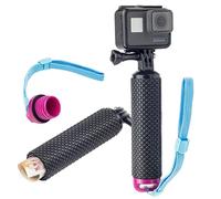 Digicharge Mango Flotante Agarre Impermeable Empuñadura para GoPro Lit Hero Hero13 13 MAX 2 Hero12 12, dji OSMO Action 5 Pro 4, Insta360, Cámara de Acción Deportiva Grip de Mano Flotador, Morada