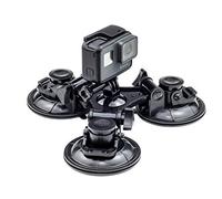 Digicharge TripCup 3X Triple Ventosa con Cabeza de Bola Ventosa, Compatible con Camara de Accion GoPro Hero12 Hero MAX, dji OSMO Action 3, Insta360 One, Akaso Apexcam Gookam Apeman Camkong Kitvision