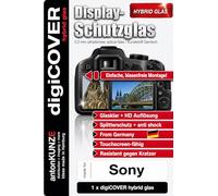 digiCOVER Protector de pantalla de cristal híbrido para Sony Alpha 7 V