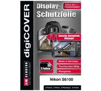 digiCOVER Protector de pantalla LCD para Nikon Coolpix S6100