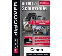 DigiCover - Protector de Pantalla para Canon EOS 200d Transparente