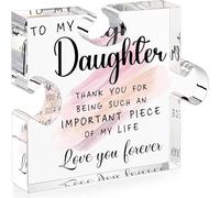 DIGIELE Regalos para hija de mamá o papá, regalo conmemorativo de cumpleaños para hija, mejores ideas de regalo para hija, mejores regalos de siempre, regalo de nuera, decoración única de rompecabezas