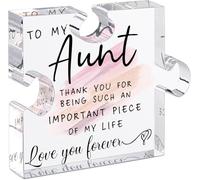 DIGIELE Regalos para tía, cumpleaños de tía, regalos únicos de sobrina o sobrino, regalos personalizados para tías y mujeres, regalo para Navidad, boda o día de la madre, decoración de rompecabezas