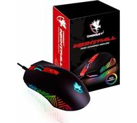 Digifast Nightfall NF15 RGB - Ratón para juegos con cable de alto rendimiento, RGB, peso ajustable, durabilidad de 60 millones de clics, 7 botones programables, RGB dinámico, conmutación DPI, color