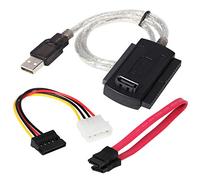 DIGIFLEX Cable conector adaptador SATA IDE 2.5, 3.5 a USB para disco duro HDD PC -SATA, CD-ROM, DVD-ROM, CD-RW, dispositivo COMBO, DVD-RW a la computadora con USB 2.0