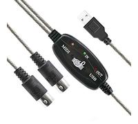 DIGIFLEX USB Midi Cable Adaptador para Teclado Musical a PC Ordenador Portátil Soporta XP Vista Win 7 Mac