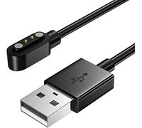 DigiKuber Cable de Carga USB de Repuesto para Reloj Inteligente ECG. E80, F81, E86, TK10,TK12, TK22, TK70, USB Charging Cabel for Smartwatch, 2 Pin Magnetic Charging Cable