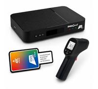 DIGIQUEST AX3_tivùsat universal con termómetro láser incluido | Combo 4K con triple sintonizador DVB-T2 HEVC Main10, DVB-S2 Powered by Android TV™ | Control por voz | Google Cast™ | Smartcard tivùsat