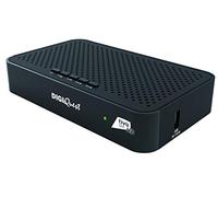 DIGIQUEST Decodificador de satélite Tivusat Classic Q30 - con función de grabadora de Video HD, Negro