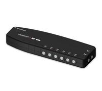 DigiShark Amplificador divisor y amplificador de señal aérea de TV de 6 vías, mejora la calidad de imagen y recepción de canales, compatible con derivación IR, filtro LTE 4G/5G integrado, Freeview HD