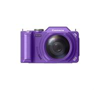 Digital 4K de 64 MP con zoom de 18x y pantalla abatible de 3 pulgadas, WiFi habilitado para compartir, compatible con smartphone, negro (morado)