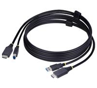 Digital A/V Cable 2.0Y USB 3.2 Gen 1 Combo para KVM Interruptores, 1.8m-HU1