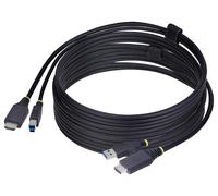 Digital A/V Cable 2.0Y USB 3.2 Gen 1 Combo para KVM Interruptores, 3M-HU122