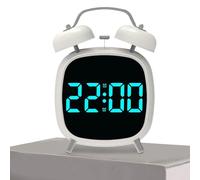 Digital Alarm Clock - 7.09 Inches Loud Noise Timer for Bedrooms, Versatile with Portable Design, Bright LED Light for Travel, Office, Living Room, Outdoor Use, Bathroom, Nursery, Classroom, Kitchen