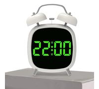 Digital Alarm Clock - 7.09 Inches Loud Noise Timer for Bedrooms, Versatile with Portable Design, Bright LED Light for Travel, Office, Living Room, Outdoor Use, Bathroom, Nursery, Classroom, Kitchen
