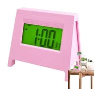 Digital AlarmClock - Electronic BatteryClock, Lcd Time Display, Long Lasting Weekday Indicator with Alarm Function | BedroomClock for Home Travel Desk Modern Snooze Nightlight Timekeeping Device