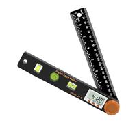 Digital Angle Finder Protractor, 7 Inch Measuring Tool, LCD Display Ruler, 9.06x1.57x0.63 inches, 4-in-1 Carpenter Gauge, Sturdy, Device for Woodworking, Construction, Projects