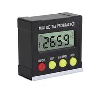 Digital Angle Gauge, Inclinómetro digital, 5,5 x 1,6 x 5,5 cm/2,17 x 0,63 x 2,17 pulgadas, herramienta de medición de ángulo, pantalla de percentaje de clividad, batería operada, trabajo en madera