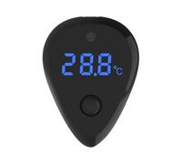 Digital Aquarium Temperature Monitor, LED Display Touch Control, ABS Accurate Meter for Aquatic Turtles, Fish Tanks, Pet Stores, Exhibits, Public Aquariums, Easy Setup, Real-Time Readings, 6x4.5x1cm